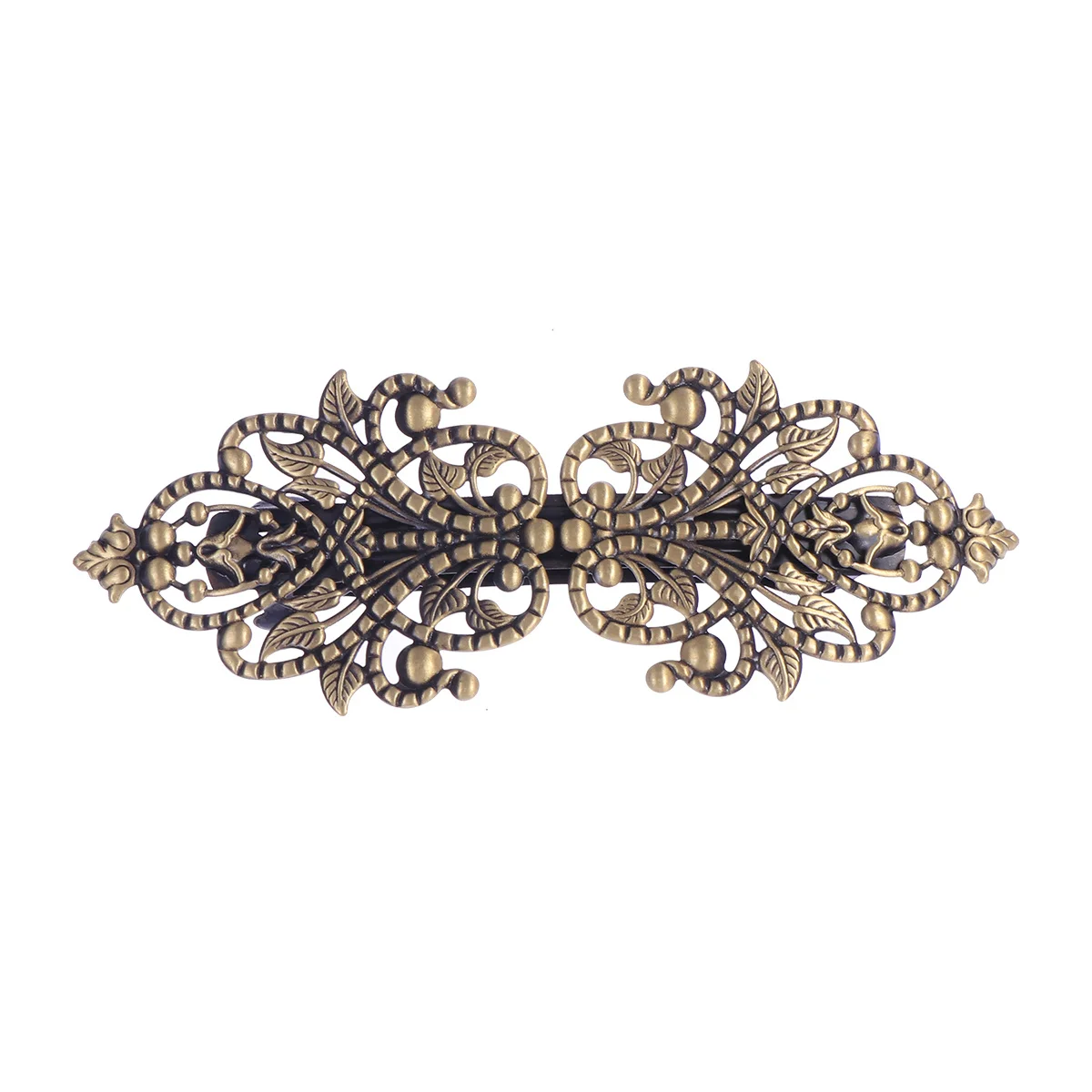 

2Pcs Spring Hair Clip Metal Retro Flower Shaped Hairpin Elegant Vintage Hair Accessories for Women Girls Hairstyling Gift