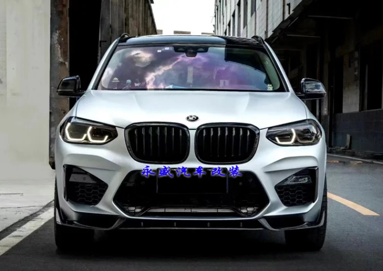 For BMW X3M/ X4M F97/F98 2018 2019 2020 2022 High Quality Carbon Fiber Bumper Front Lip Splitter Diffuser Protector Cover