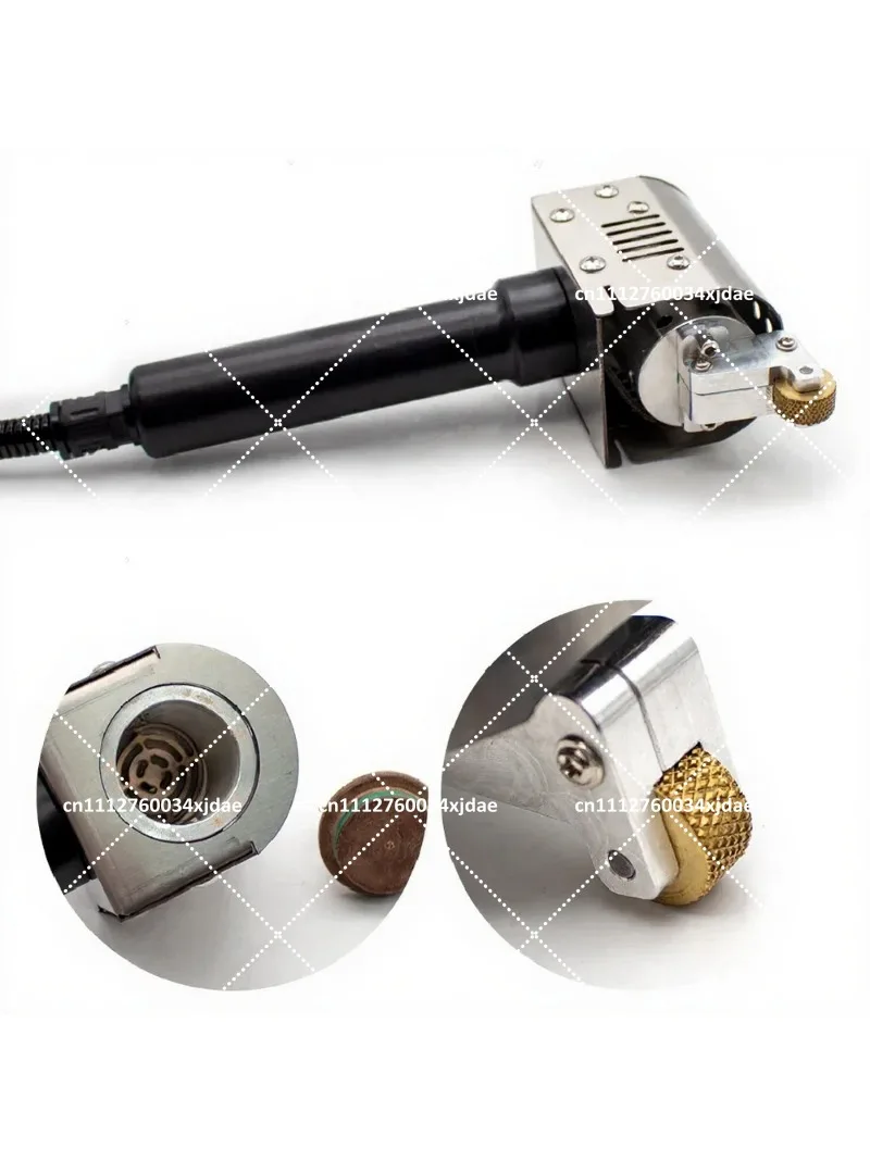 Portable Hot Melt Glue Roller Machine 200W 50ML Digital Temp Control for Leather Bag Crafting