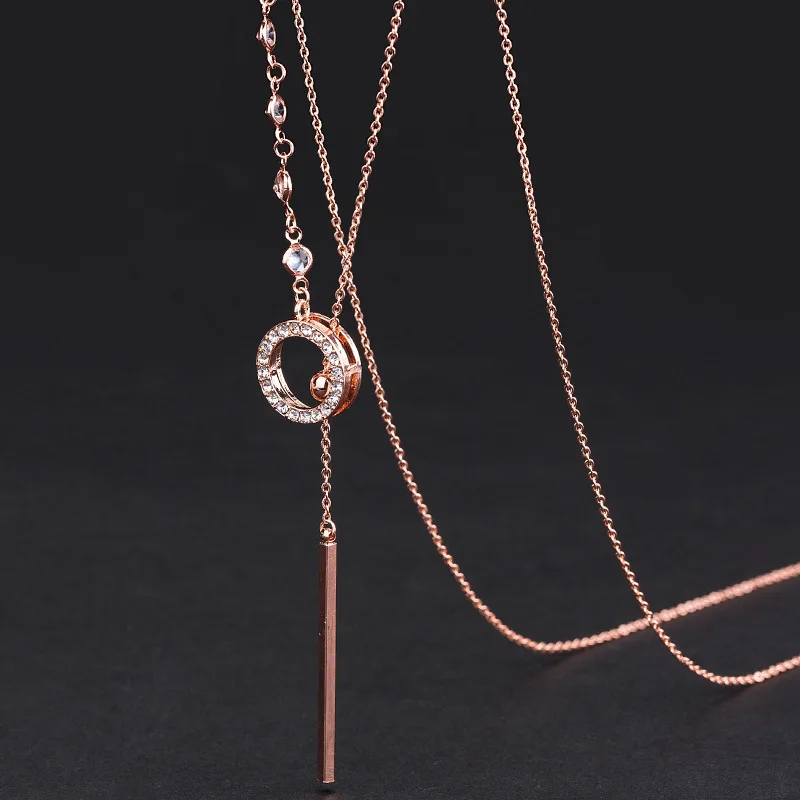 

Long, versatile and simple pendant for women, fashionable decorative chain necklace accessory
