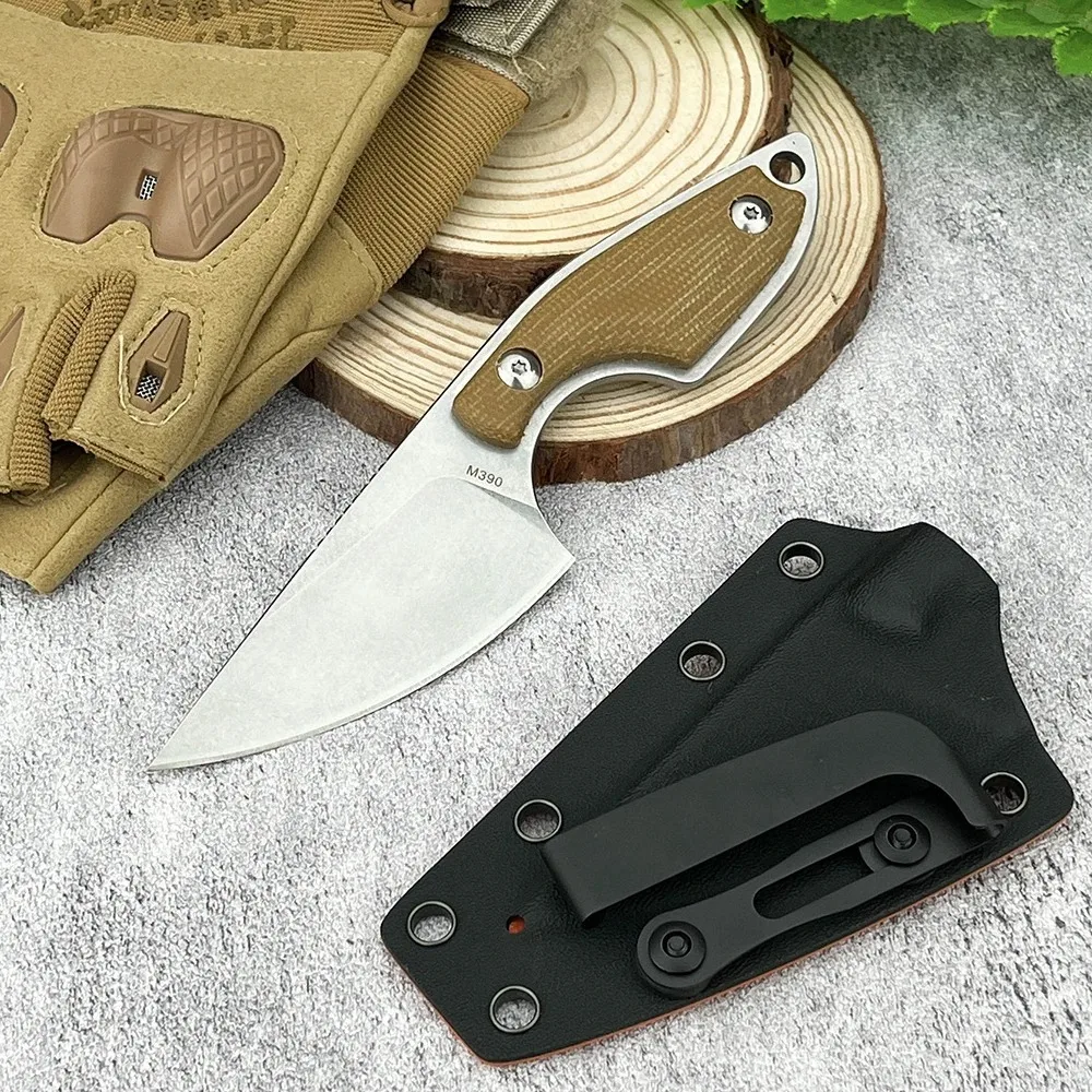 

Открытый фиксированный клинок, универсальный охотничий нож для самообороны, EDC, кемпинг, исследование, спасательный, высокая твердость, небольшой карманный нож, ножны K