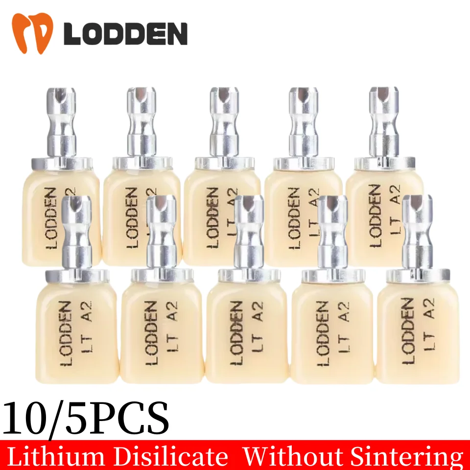 

10/5pcs Dental Lithium Disilicate Blocks Instant Restoration Without Sintering Materials C14 Emax Cube CAD/CAM Glass Ceramic