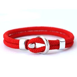 Noter Fashion Mens Rope Bracelet Double Layer Thread Nautical Braslet Festival Accessories For Him Pulseras Para Hombre Joias