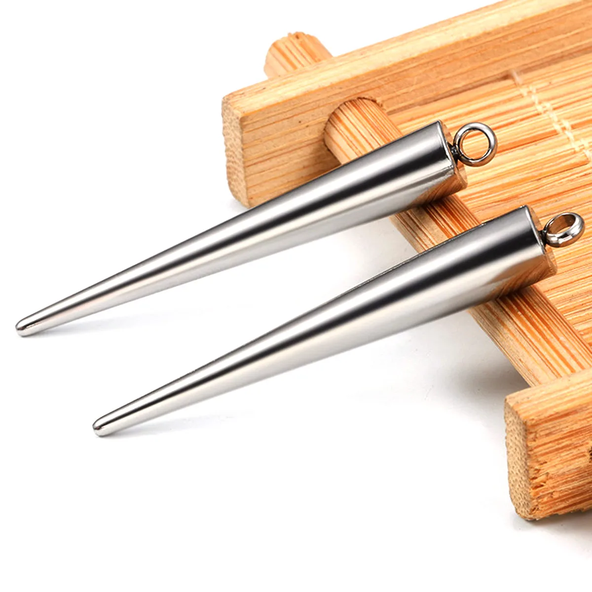 

10Pcs Silver Tone Cone Spike Tear Rivet Punk Studs Spikes Water Drop Stainless Steel Metal Pendants For Earrings Necklace Charms