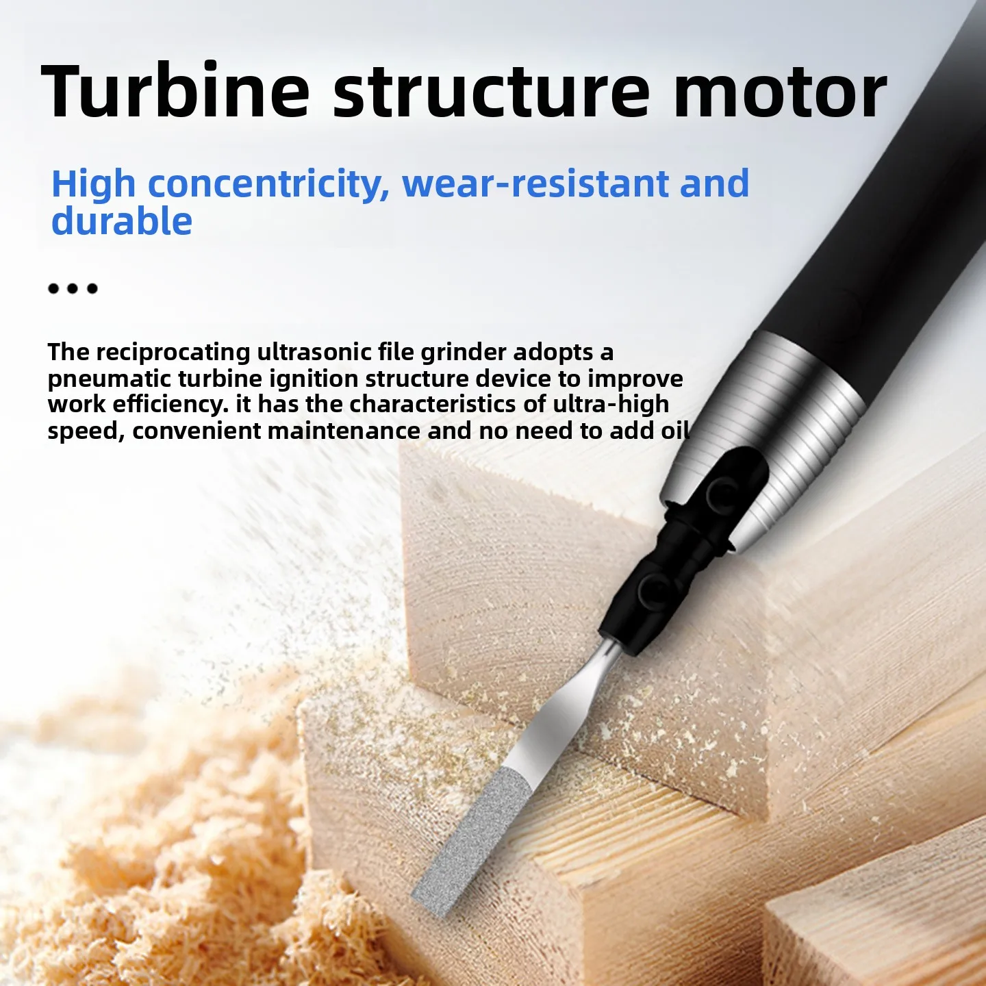 Pneumatic Ultrasonic Grinder, Mold Polishing Machine, Grinding Reciprocating File, Left and Right Oscillating Grinding Machine, Air File