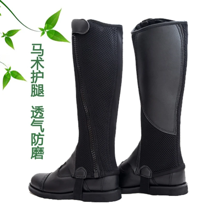 Breathable Equestrian Leggings Children's Riding Leggings Teen Outdoor Training Knee Pads Knight Leggings