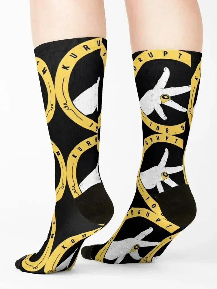 KURUPTFM, KURUPT FM 108.9 Socks funny gifts custom winter gifts Run Socks Men's Women's