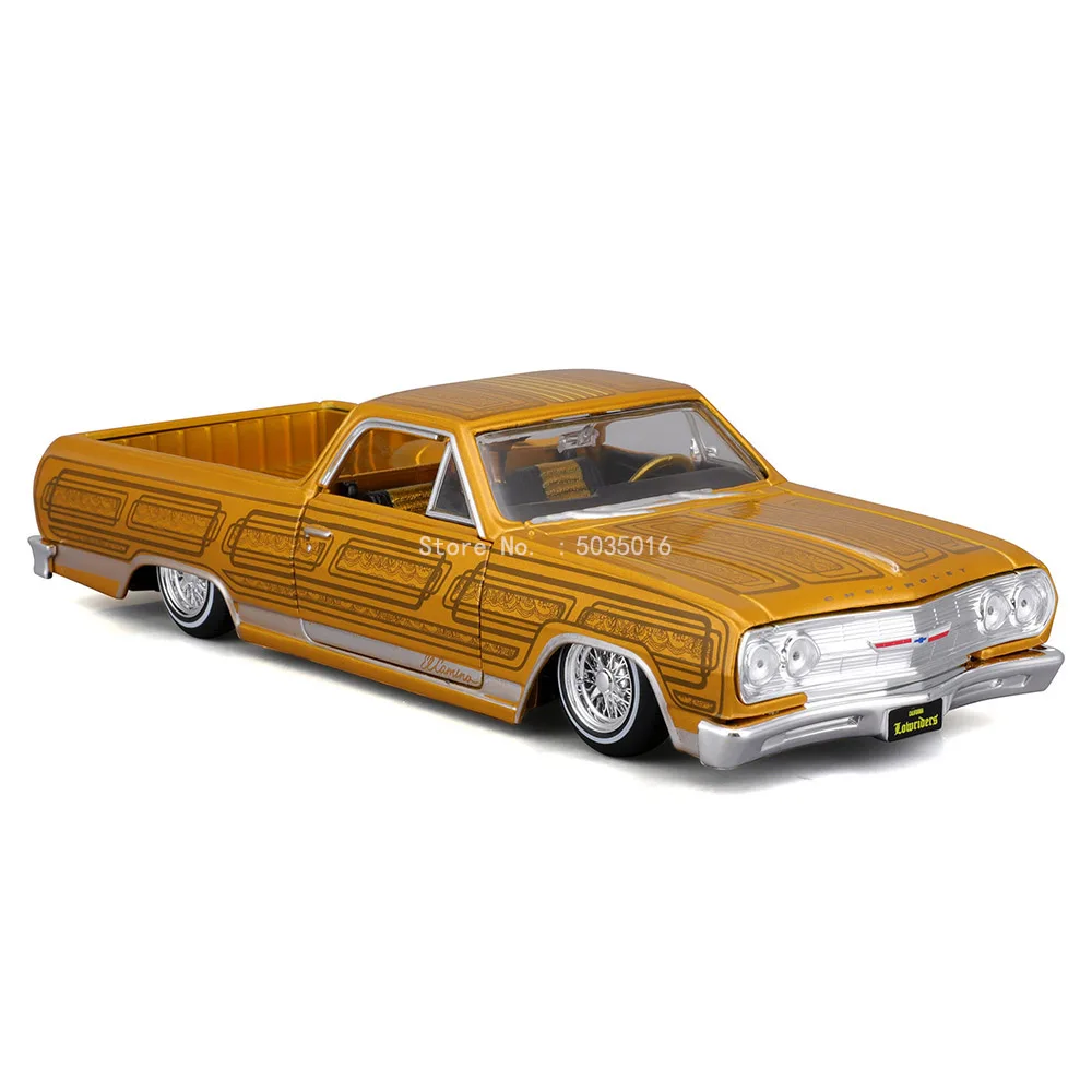 Maisto 1:25 1965 Chevrolet EI Camino Classic car simulation alloy car model crafts decoration collection toy tools gift