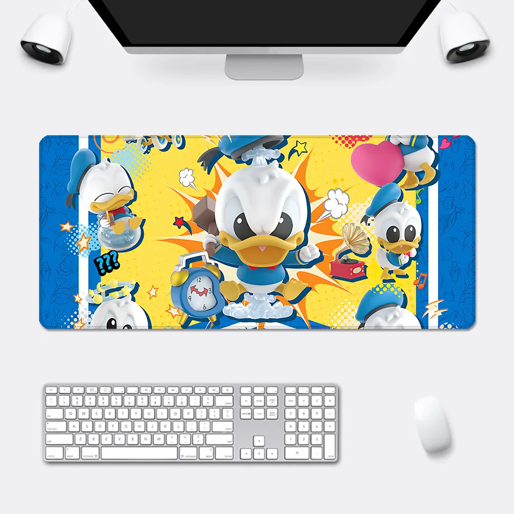 Cartoon Donald Duck Daisy Ducks Couple Mousepad HD Printing Computer Gamers Locking Edge Non-slip Mouse Pad Keyboard PC Desk Pad