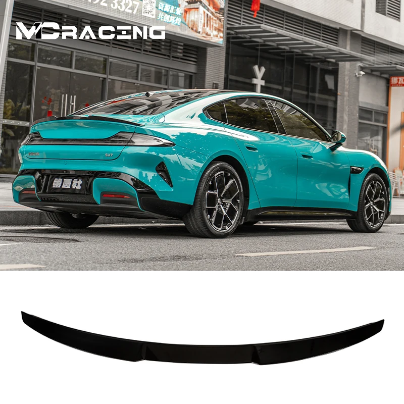 Mc Racing Rear Trunk Spoiler Wing for Xiaomi Su7 EV 2024 Blade Sport Spoiler ABS Xiaomi Auto Accessories Racing Spoiler