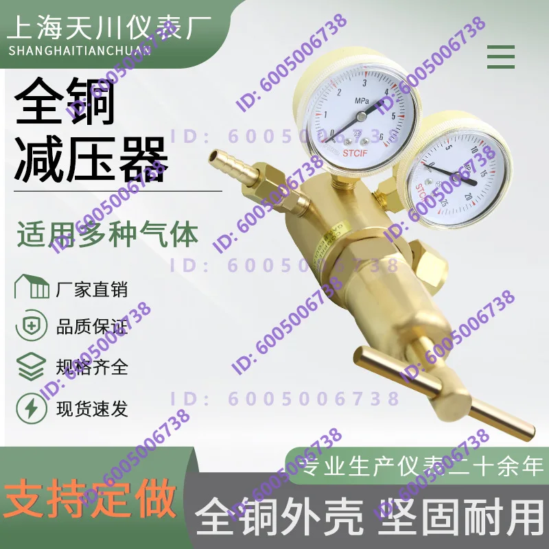 All copper high pressure reducing valve 591X-750/1500/3000/591IN-750 decompression