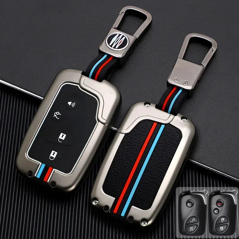 Zinc alloy car key case cover for Lexus CT200h gx400 GX460 IS250 IS300C RX270 es240 ES350 LS460 GS300 450H 460h 3 4 buttons key