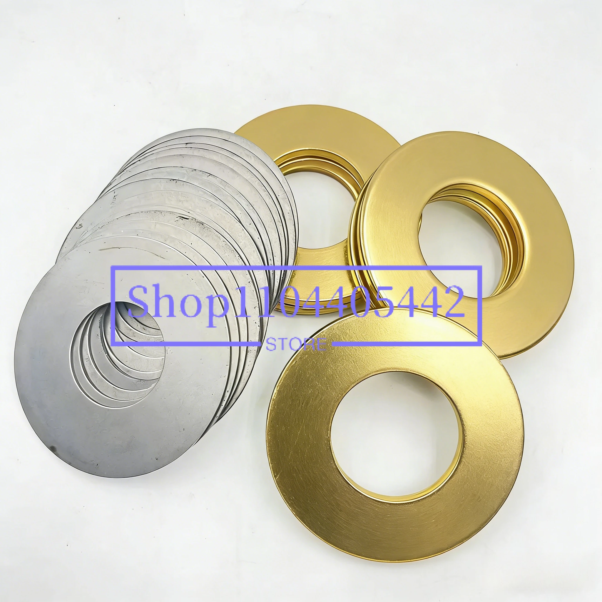 10PCS Excavator Thin Steel Plate Washer, Circular Metal Wear-resistant Shaft Washer, Excavator Bucket Shaft