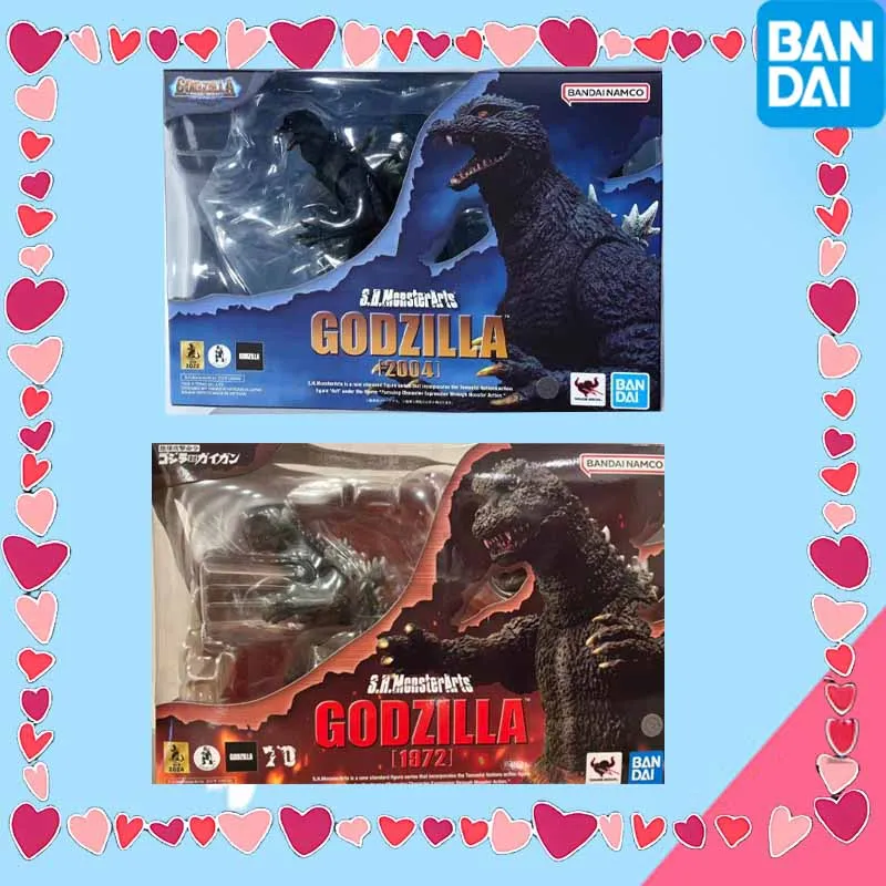 

Высококачественная оригинальная фигурка Bandai SHM Godzilla 2004 1982, коллекционная аниме-игрушка для мальчиков и девочек, детский рождественский подарок