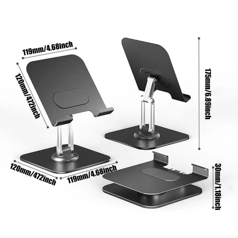 Desk Mobile Holder Enhances Stability Slip Resistant for Phone and Tablets Stand 83CE