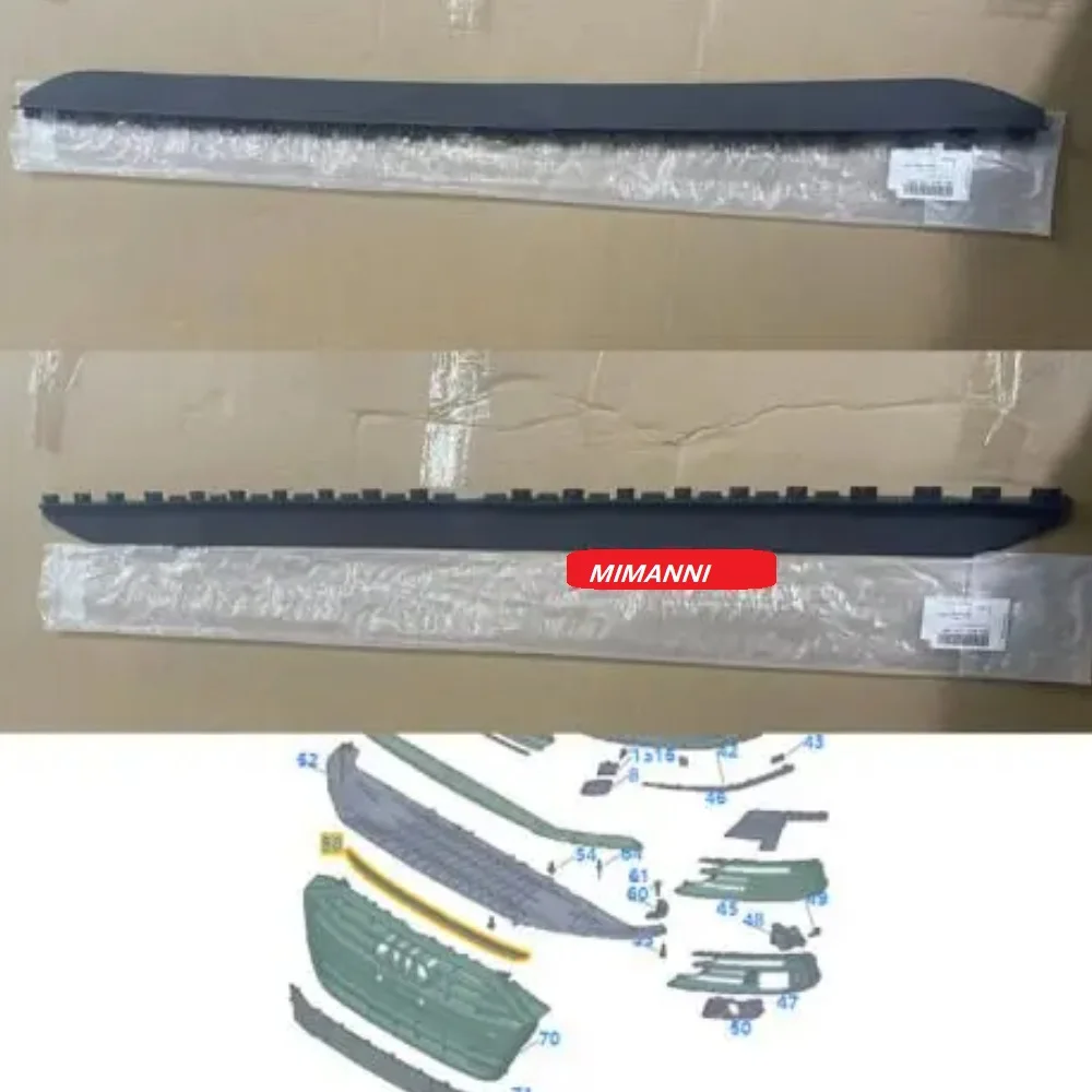 

Нижняя накладка на передний бампер для Audi A8 S8 D5 A8L 2018 2019 2020 2021 2022