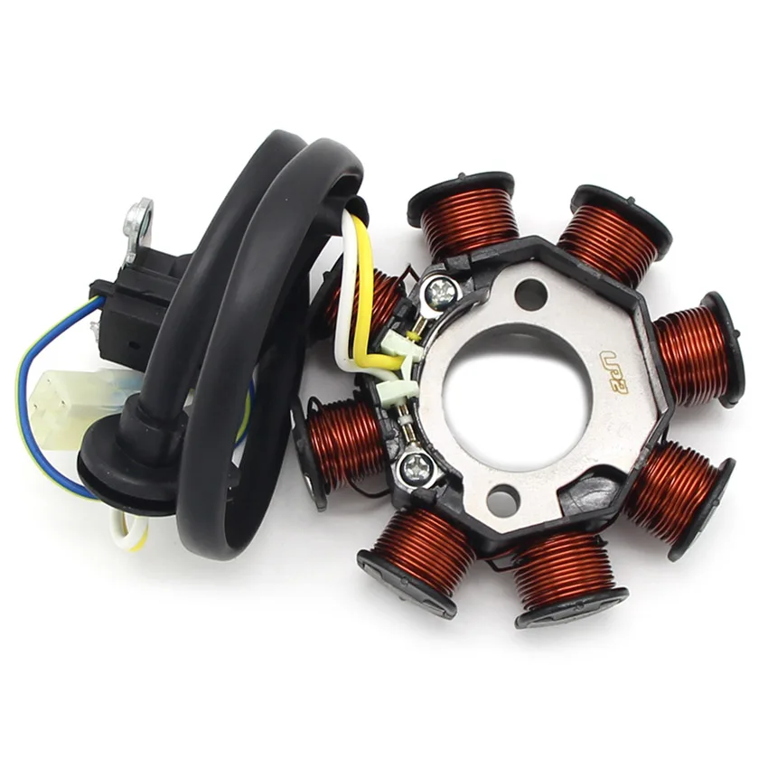 

Motorcycle Ignition Coil Stator For Kawasaki KFX90 KSF90 2007-2020 For Kymco Mongoose 90 2007-2018 OEM:31120-LBD4-900 21003-Y002