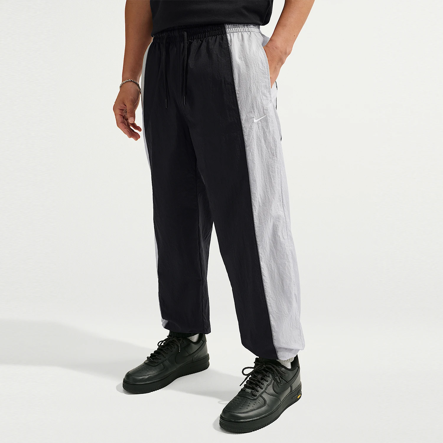 Nike genuine men's classic breathable logo lace up casual sports pants IM5924-010