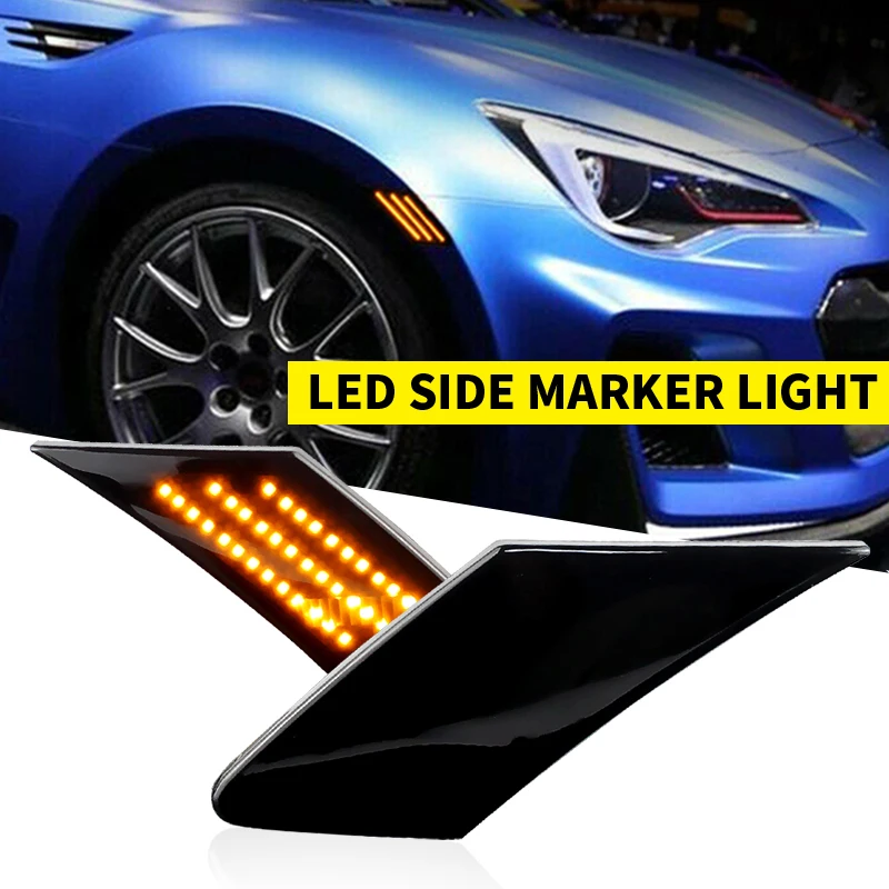 2 stücke led seite Marker anzeige licht Für Scion FR-S 2012-2020 Subaru BRZ 2012-July 2020 Toyota FT86 2012-2020 Toyota GT86 12-20