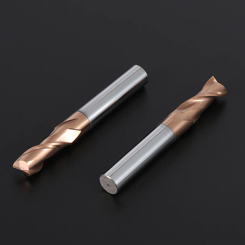 1PC HRC55 Carbide Endmills 1 2 4 5 6 8 10 12mm 2Flutes Milling Cutter Alloy Coating Tungsten Steel Tool CNC Maching End Mill