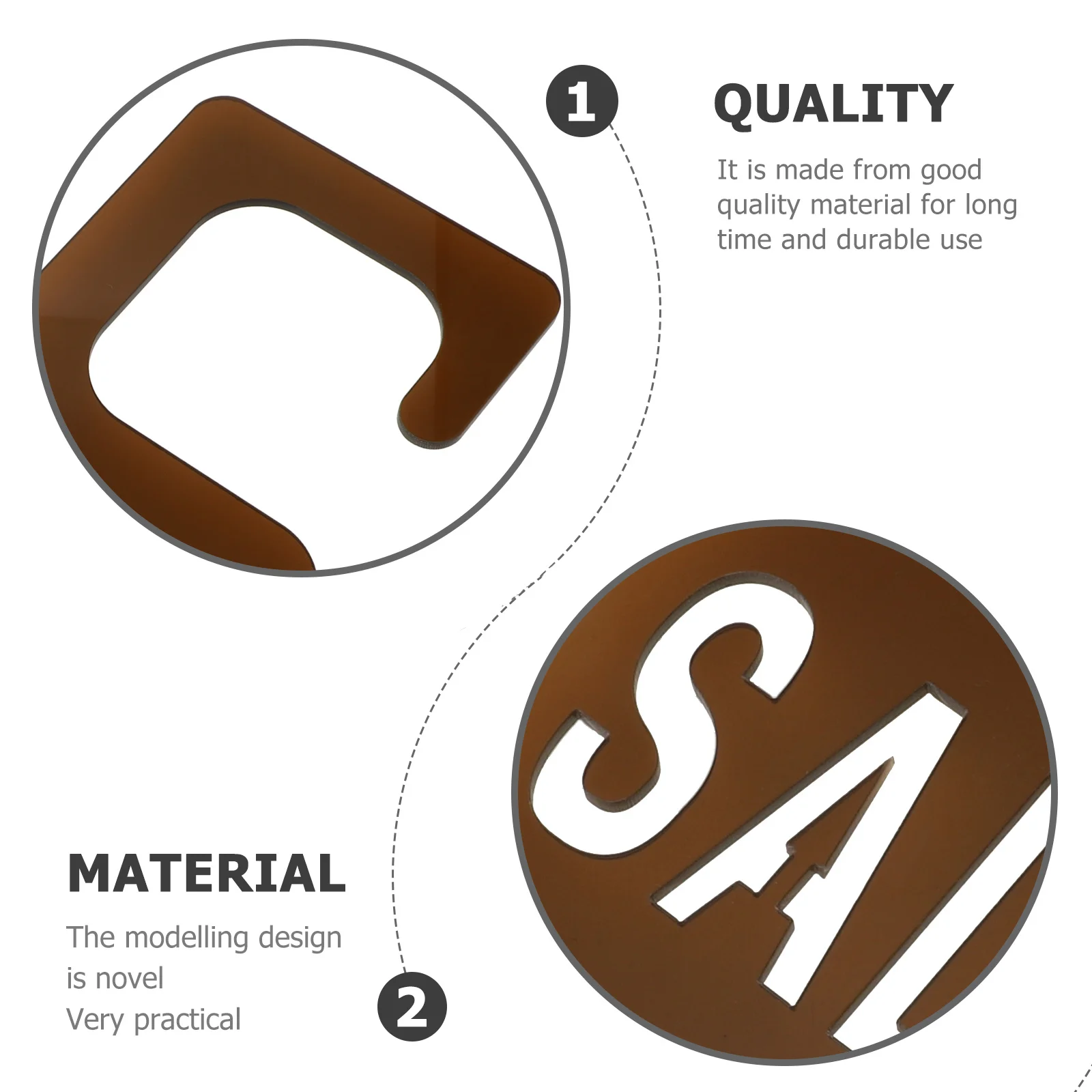 

Acrylic Sale Hanging Card Portable Pendant Exquisite Acrylic Label for Clothing Store Retail Sale Sign Grocery Label for Goods