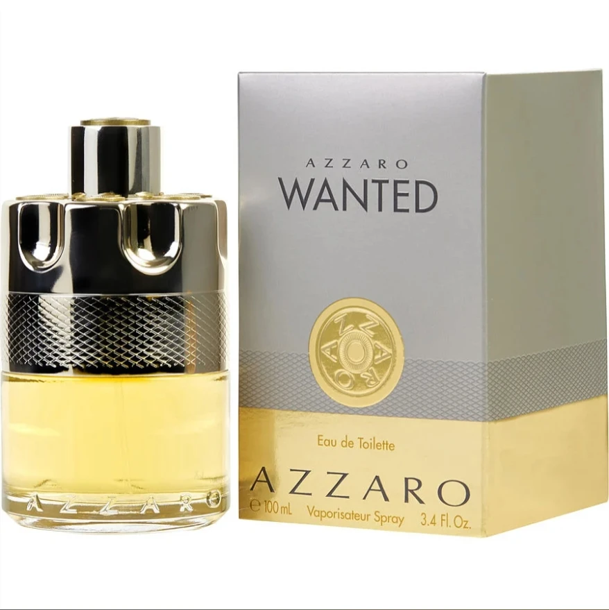 Azzaro Wanted men Eau De Toilette Spray 100ml Notas orientales heridas fragancia duradera autenticidad original