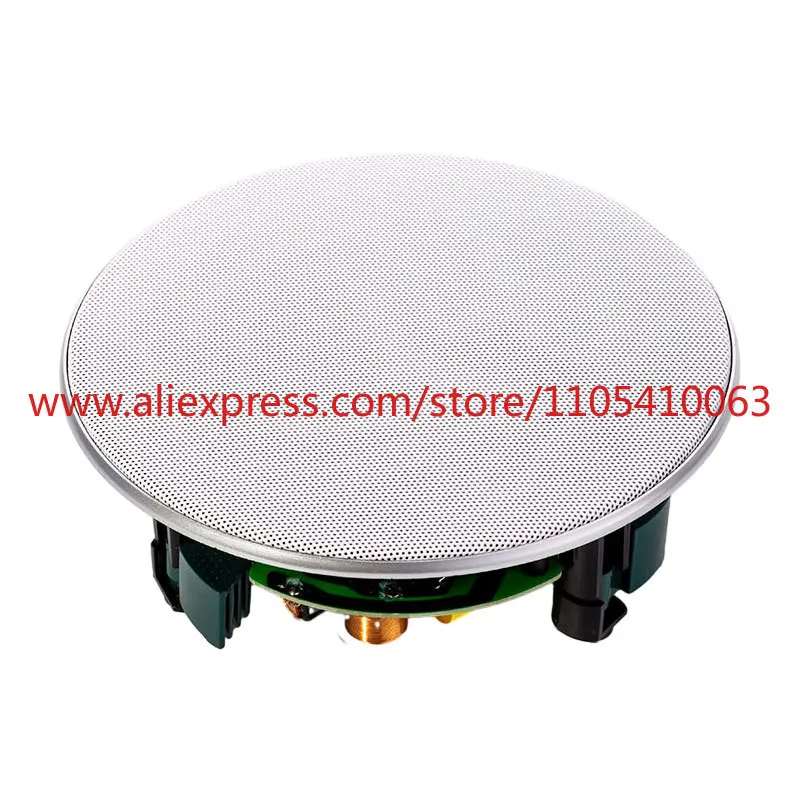 1PCS fixed resistance plastic ceiling speaker HiFi 822 6.5 inch 30W full range speaker public address system home theater