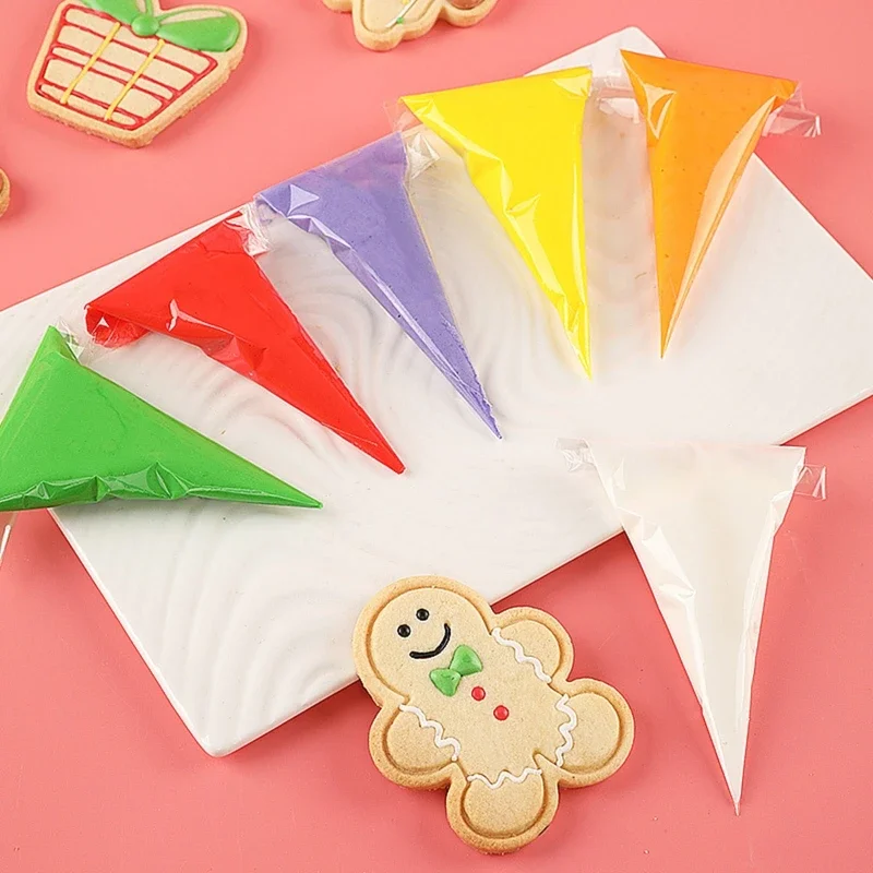 

200 Pcs Disposable Pastry Piping Bags Anti-burst Cupcake Icing Bags Cake Decorating Supplies for Home Kitchen Cake Shop