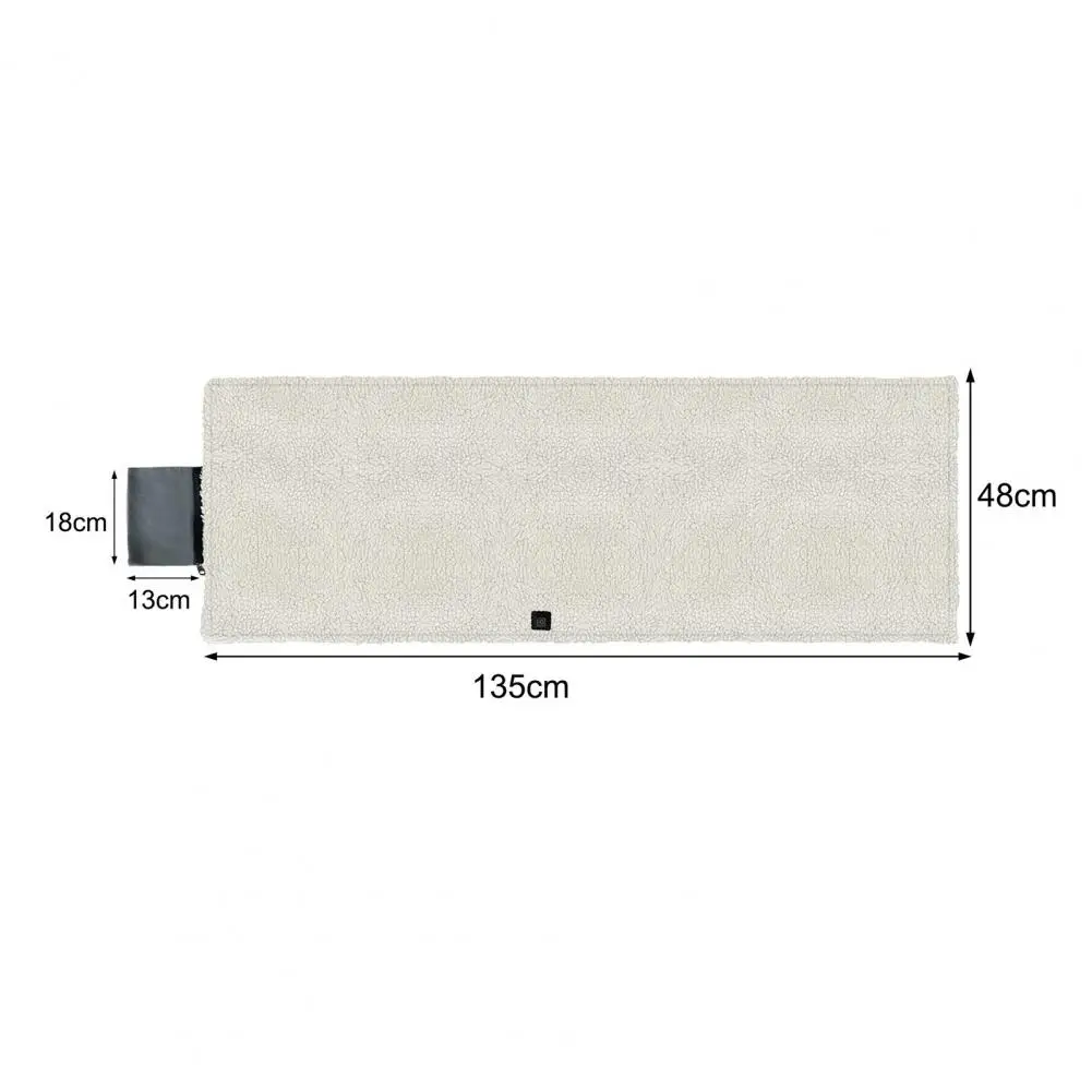 Sherpa Chair Cushion Electric Warming Chair Cushion with 3-level Temperature Control Usb Rechargeable Seat Pad for Computer