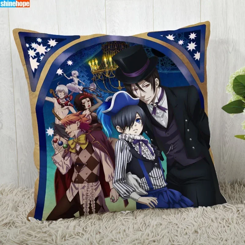 Federa per cuscino Black Butler Personalizza federa Federa decorativa per la casa moderna per soggiorno 45X45 cm