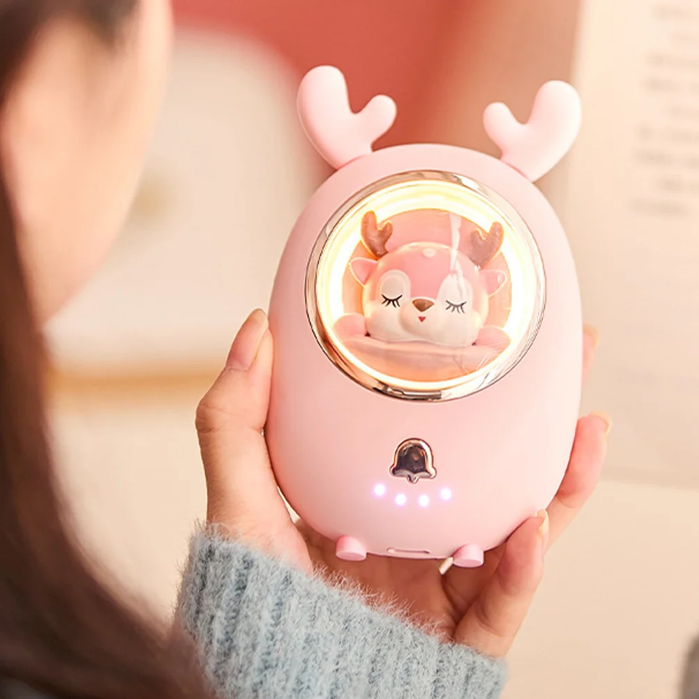 Tragbarer USB-Lade-Handwärmer, Mini-Cartoon-Tier-Design, wiederaufladbare Powerbank für Frauen, Geschenk, Handwärmer