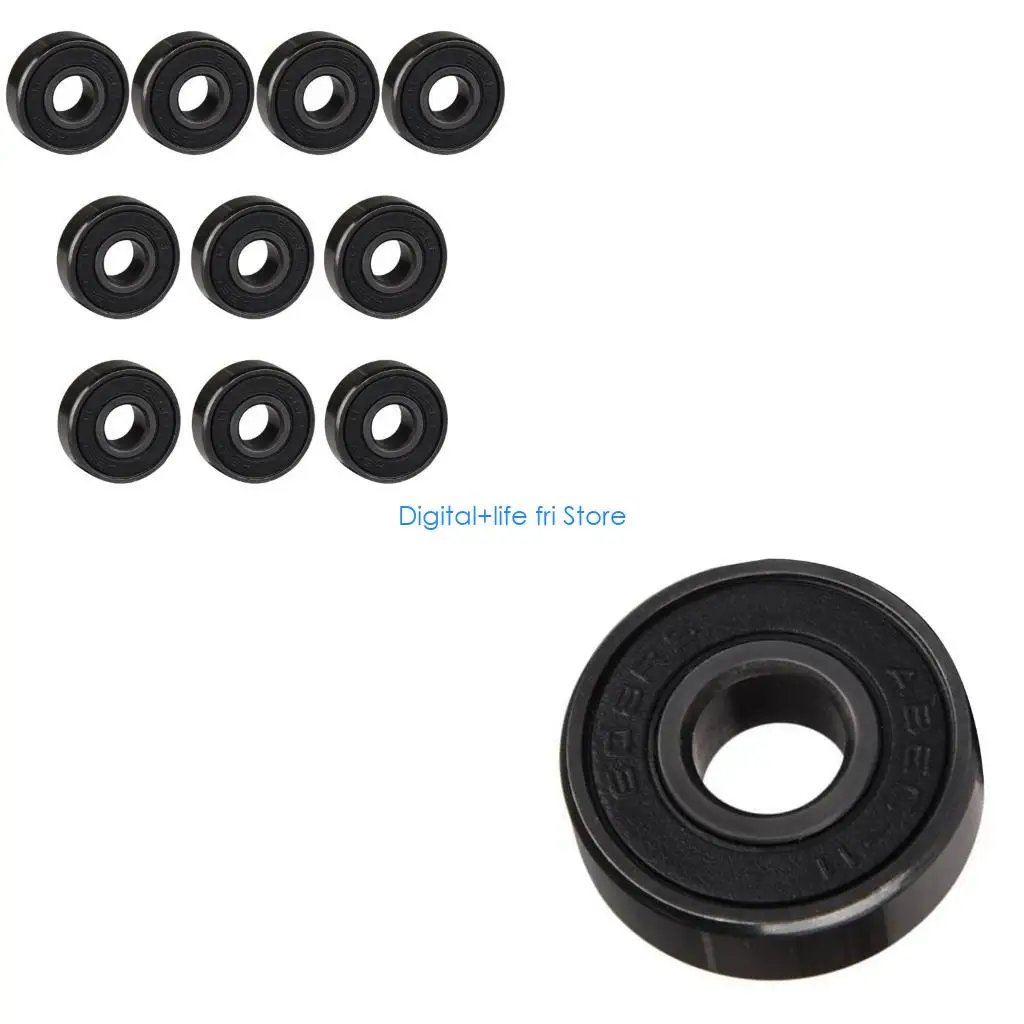 

E06D 10 шт. в упаковке 608-2RS шарикоподшипники из углеродистой стали 608rs для линейных скейтбордов