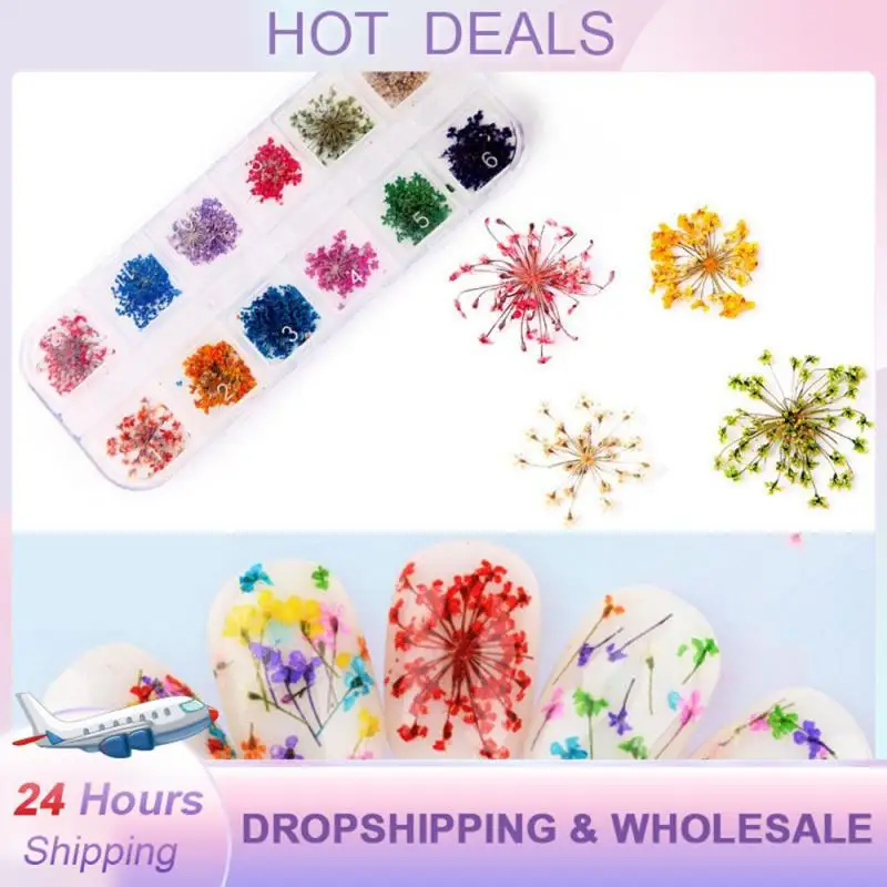 Украшение для ногтей красивые изысканные яркие цвета наклейка для ногтей воспроизведение цветов для салона ногтей Качественные Сухие цветы для маникюра уникальные