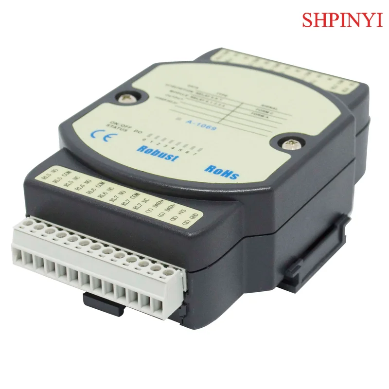 

Модуль удаленного ввода-вывода RS-485 с реле мощности Modbus RTU 8DO