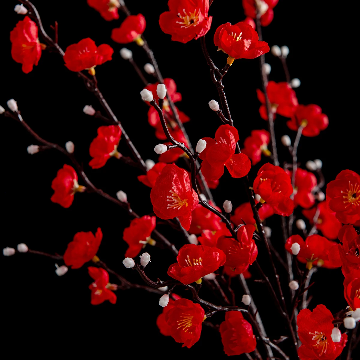 Künstliche Blumen, Seide, Pflaumenblüte, Pfirsichzweig, Neujahr, Weihnachten, Zuhause, Vase, Tisch, Outdoor, Garten, Hochzeit, Party, Dekoration, DIY-Geschenke – Detail 8