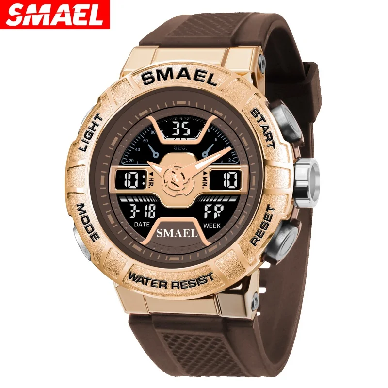 

Smael Popular Watch Men's Leisure Sports Good-looking Multi-Functional Alloy Electronic Watch