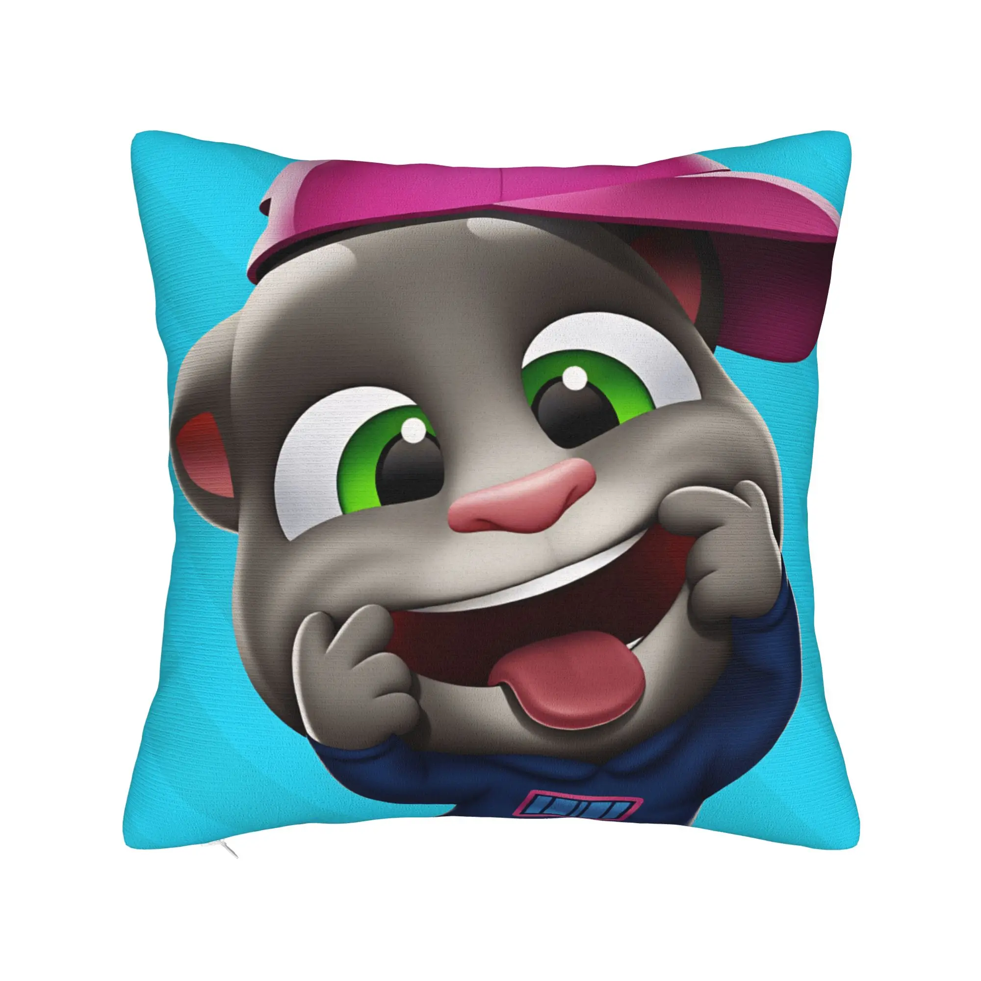 Pillow Cover Decorative T-Talking T-Tom And F-Friends  Vintage Pillow Case For Sofa Bedroom Home Decor Pillowcases