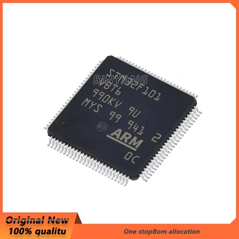 (1piece) 100% New STM32F101VCT6 STM32F101VET6 STM32F101V8T6 STM32F101VBT6 STM32F101VGT6 STM32F101 VBT6 VCT6 VET6 VGT6 QFP Chip