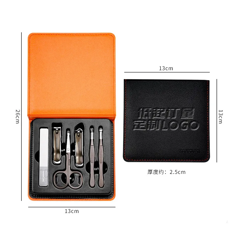 مجموعة أدوات قص الأظافر، مغرفة الأذن، مقلمة الأظافر، مقص القدم المزخرف الفردي، مقص الأظافر، ماكينة تشذيب القدم #6