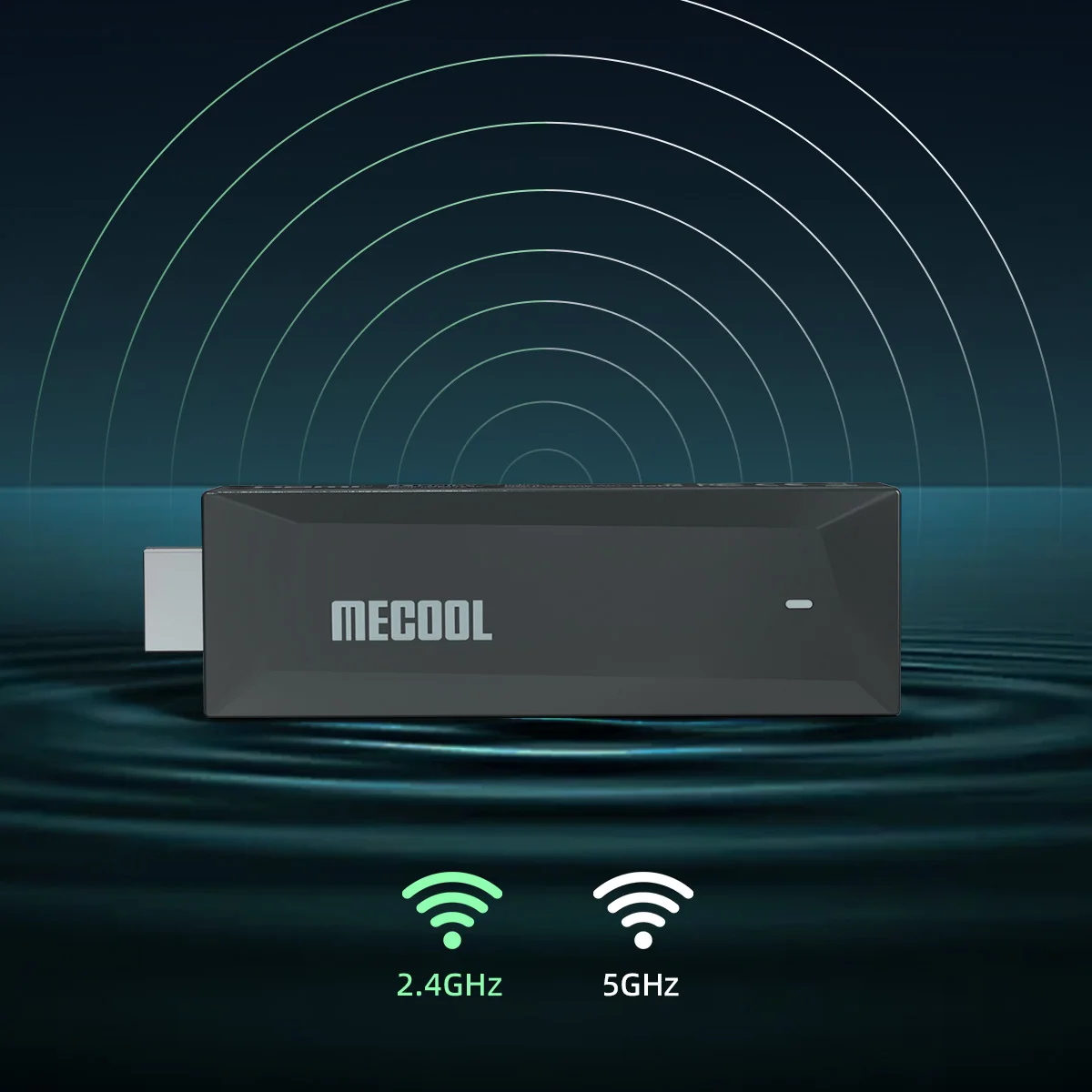 2025 MECOOL Mego 4K TV Stick مع مشغل تبخير Netflix 4K AI SR/PQ 2+8G RTD 1325 HDR10+ WiFi 2.4G/5G BT5.0