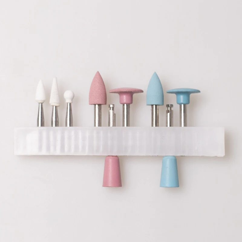TJDent 1box Dental Resin Composite Polishing Kit RA0309 Grinding Heads Teeth Polisher Acrylic Polishing Burs Kits Dentistry Tool