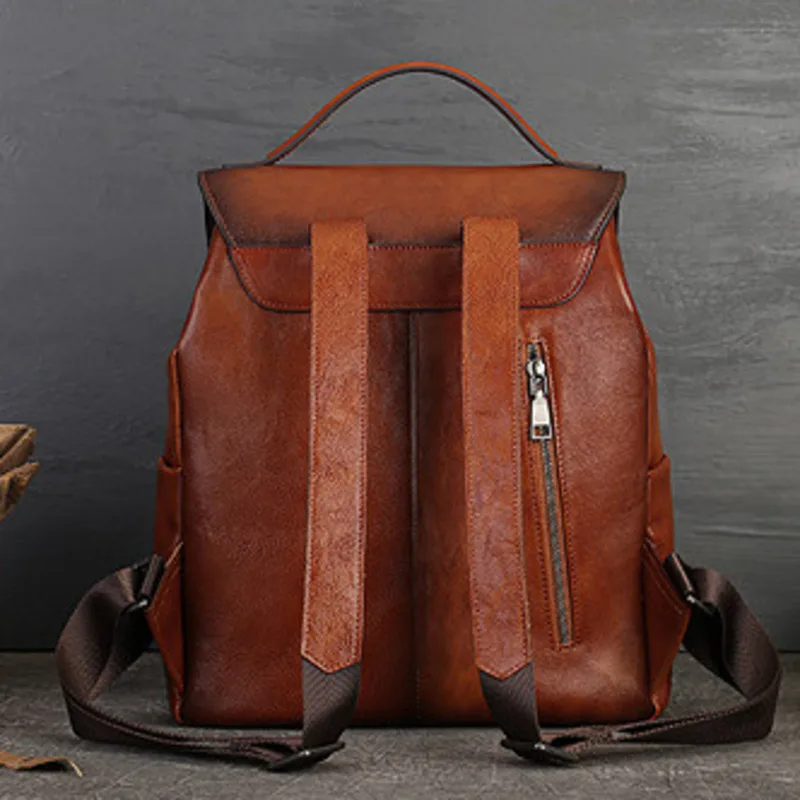 MOTAORA Neue Casual Rindsleder Rucksack Für Männer Vintage Große Kapazität Reise Handtasche Frauen Echtes Leder 13 Zoll Computer Paket