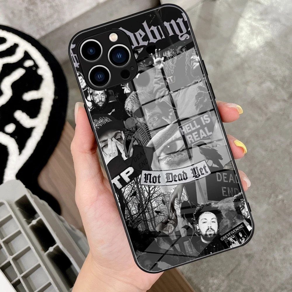 $uicideBoy$ Suicideboys Suicide Boys Phone Case Glass For iPhone 16 Promax 15 Pro 14 Plus 13 12 mini Samsung S24 Black Covers