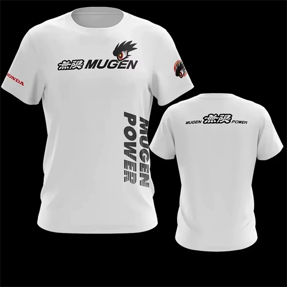 

Honda 2026, новая популярная мужская и женская футболка, летняя хлопковая спортивная футболка Honda MUGEN POWER, весенне-осенний мотоциклетный велосипедный топ