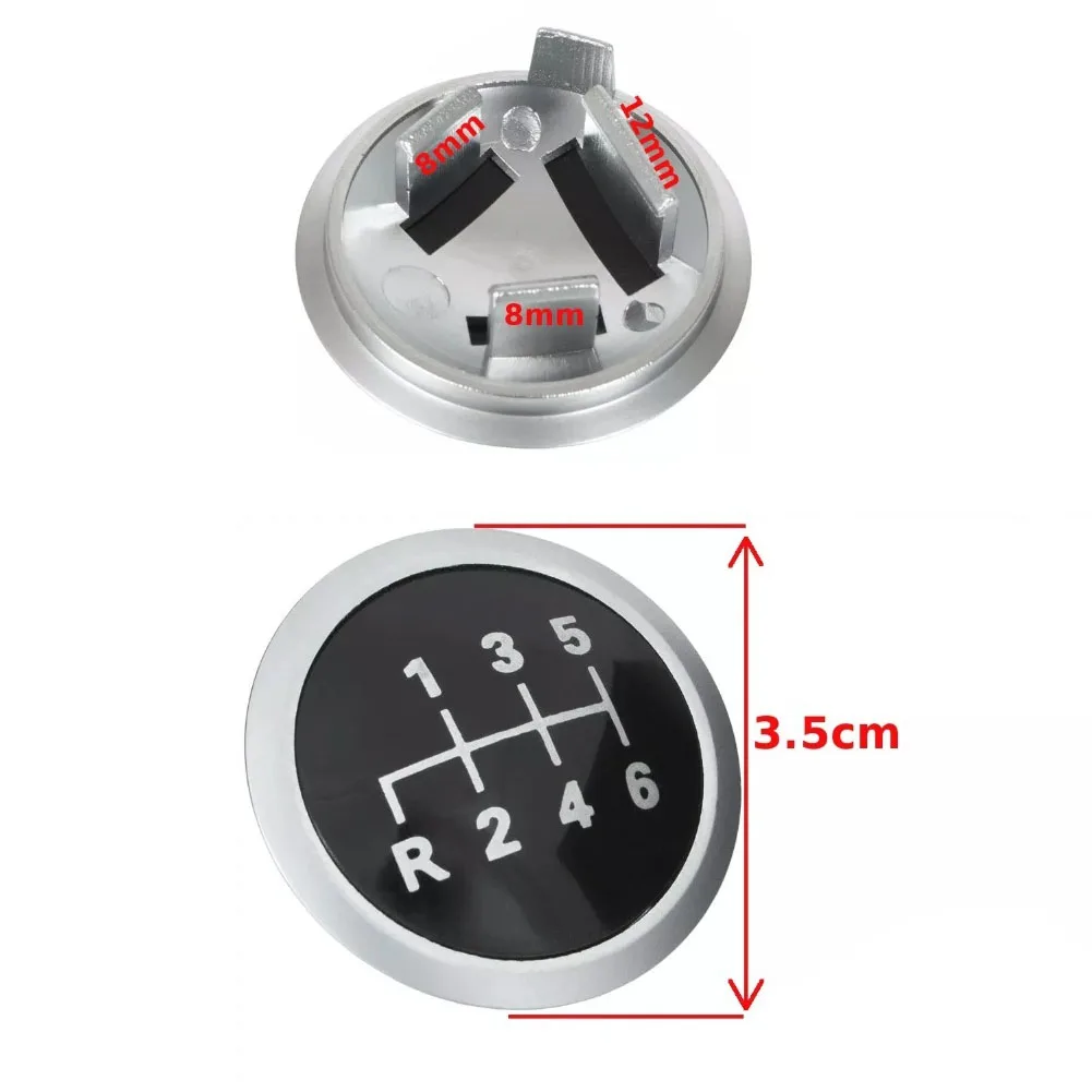 1 Pcs Car 6speed Shift Knob Badge Cover For Mercedes Vito W639 Sprinter W906 A63922670234 Automotive Interior Accessories