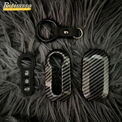ABS+Silicone Car Flip Key Case Cover for Fiat Ducato 500 500L Panda Grande Punto Lancia Musa Auto Shell Fob Keychain Accessories