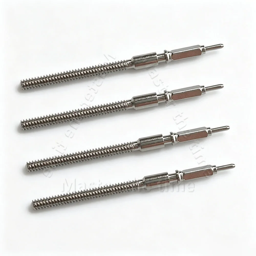 2/4/8Pcs Watch Movement Maintenance Parts, Standard Crown Stem for 2824 Mechanism Repair and Refit