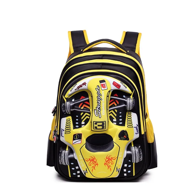 3D Eva Car Children School bag Racing Three Dimensional Waterproof Schoolbag Boys Girls Gift Lovely Kids Cartoon Backpack