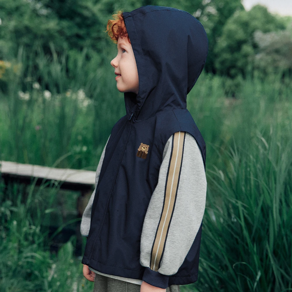 Dave Bella Autumn Jackets For A Boy Children's Clothes Ages 4 to 12 Spring Hooded Coats Fashion Windbreaker Outerwear DB3262872