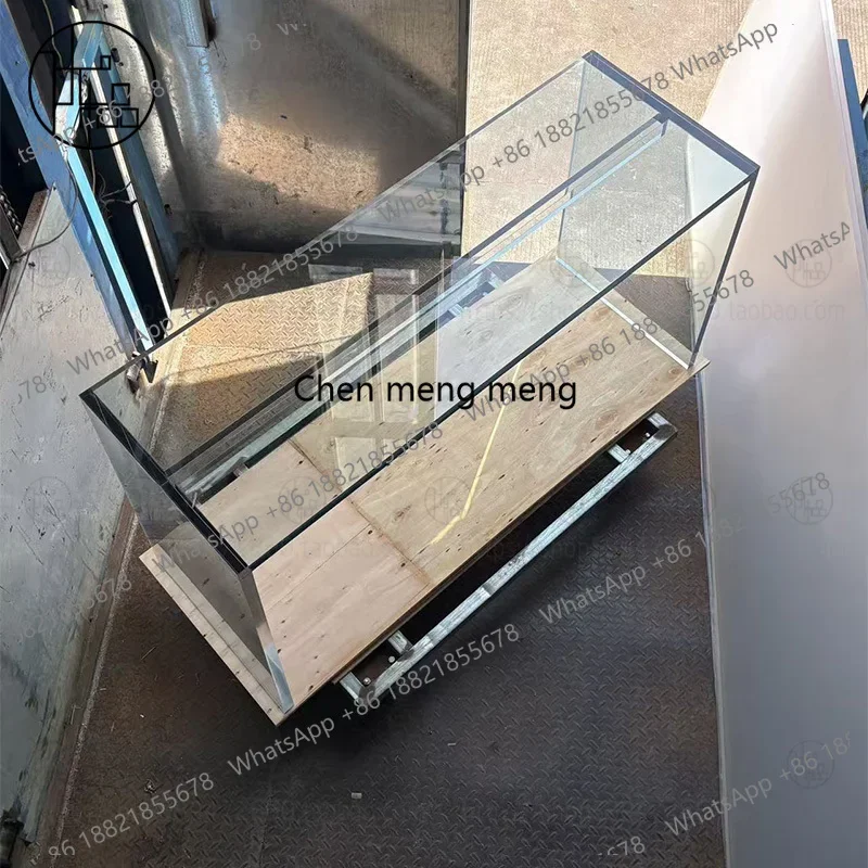 Dining table glass acrylic desk light luxury high sense home boss writing desk